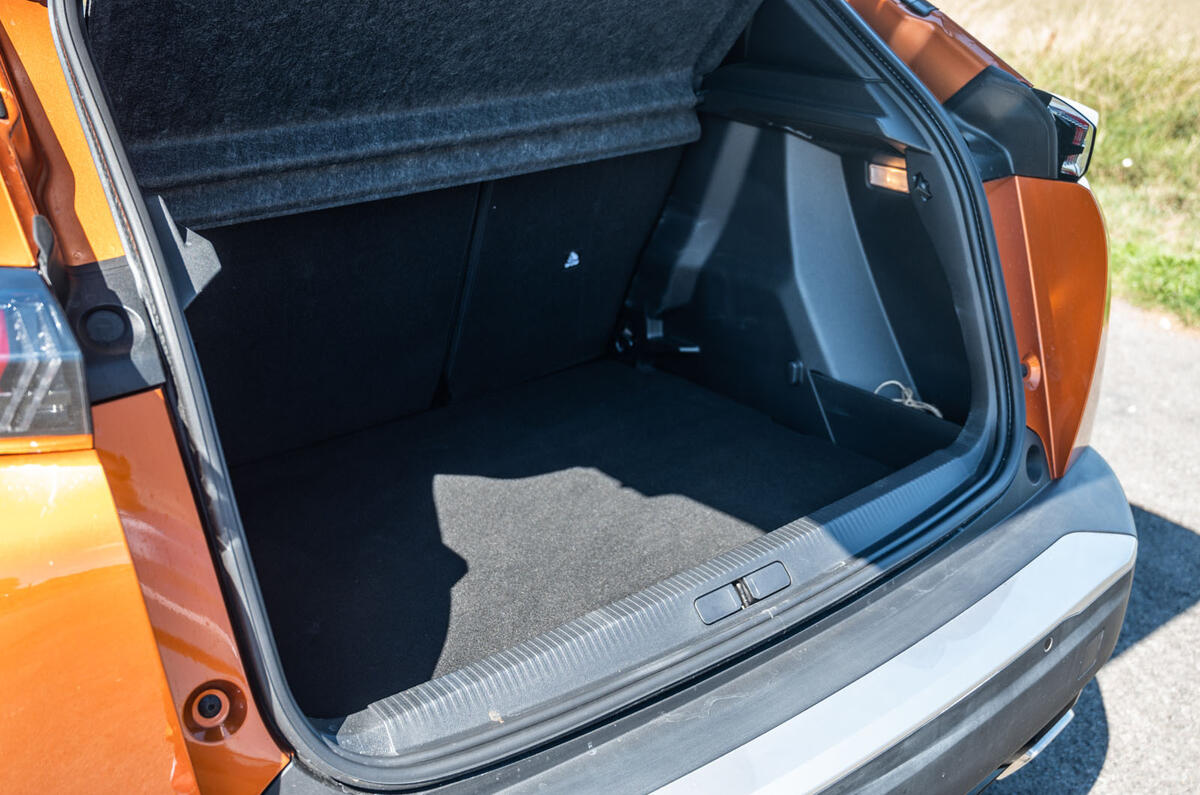 Peugeot 2008 2020 long-term review - boot Peugeot 2008 2020 long-term review - boot