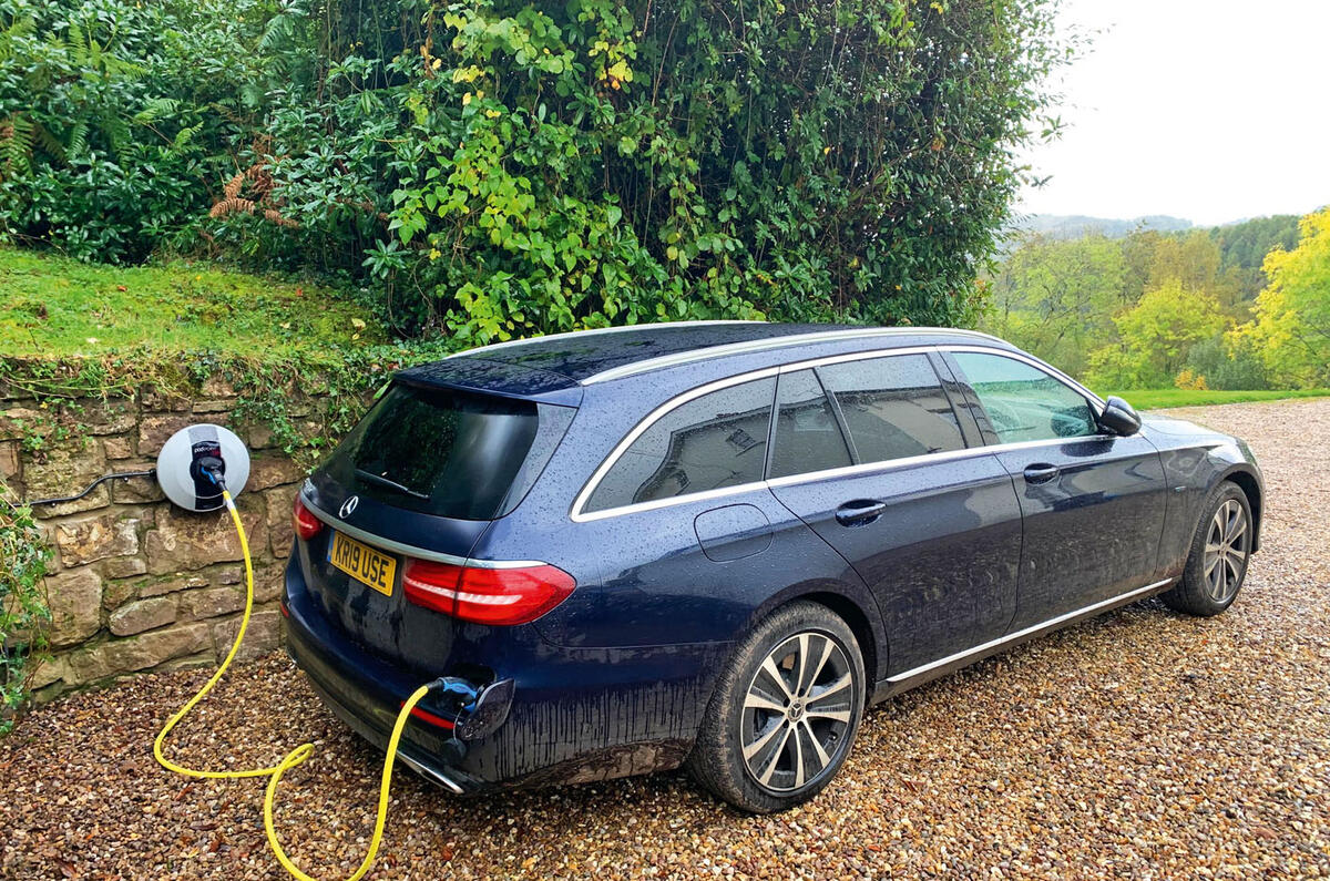 Mercedes E300de 2019 long-term review - charging at home