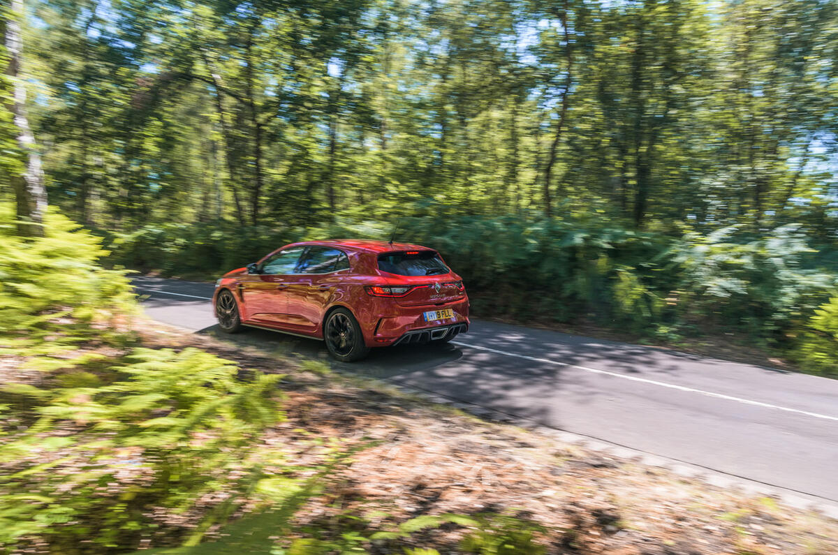 Renault Megane RS 280 2019 long-term review - on the road rear