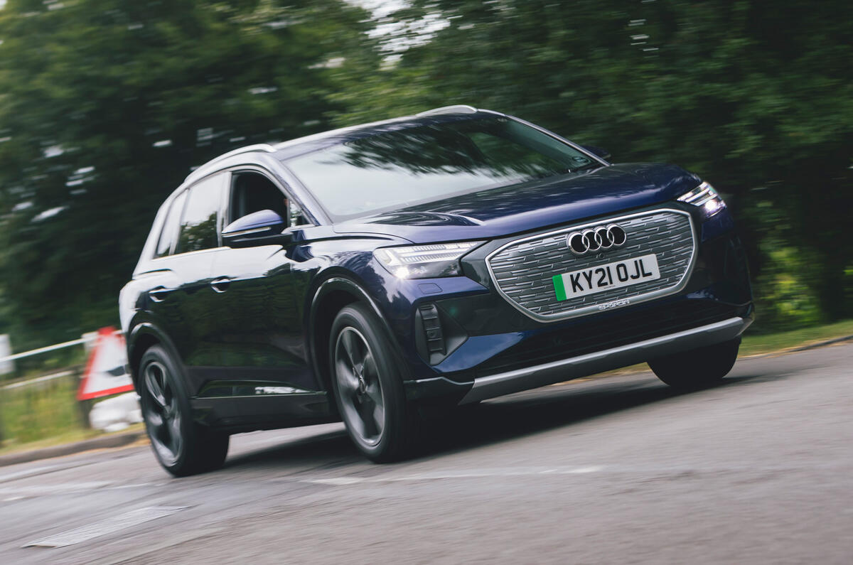 2 Audi Q4 E tron 2021 long term review on road front 2 Audi Q4 E tron 2021 long term review on road front