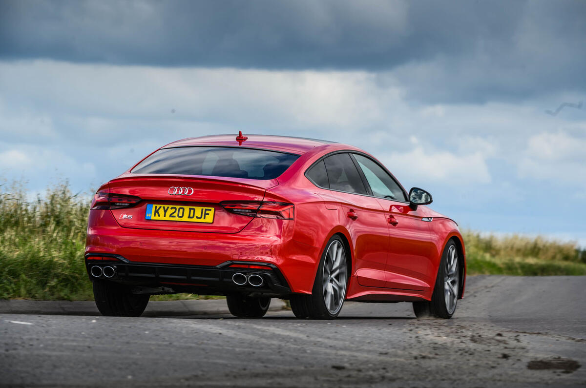 Audi S5 Sportback 2020 long-term review - hero rear