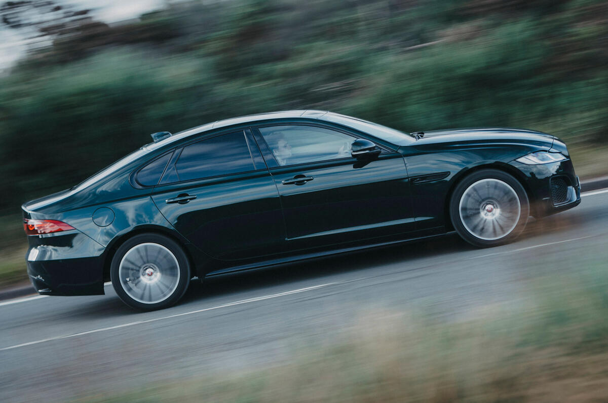 2 Jaguar XF 2021 long term review tracking side 2 Jaguar XF 2021 long term review tracking side