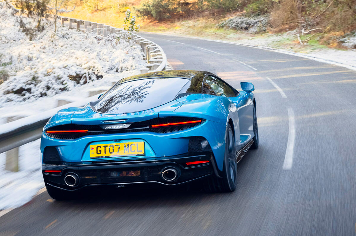 2 McLaren GT 2022 long term review tracking rear 2 McLaren GT 2022 long term review tracking rear