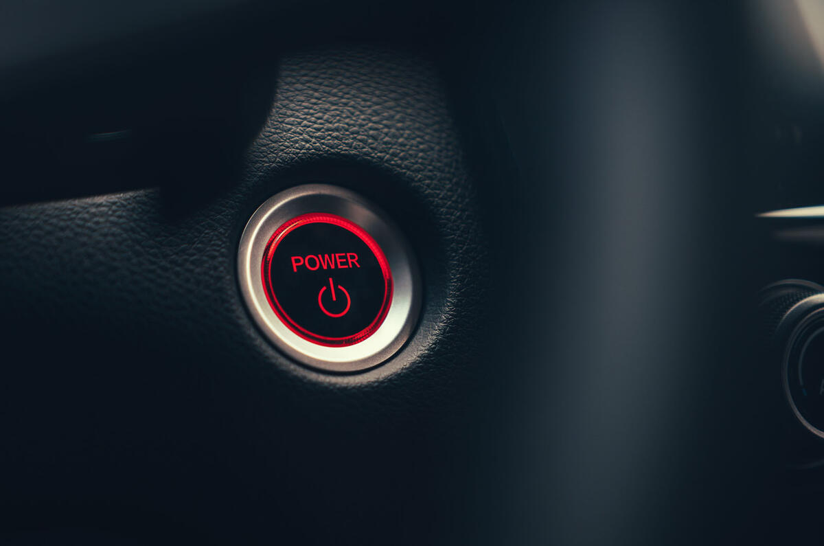 Honda CR-V hybrid 2019 long-term review - start button