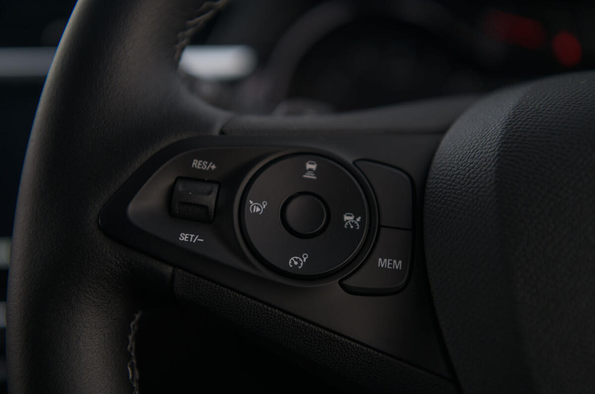 Vauxhall Corsa 2020 long-term review - steering wheel controls