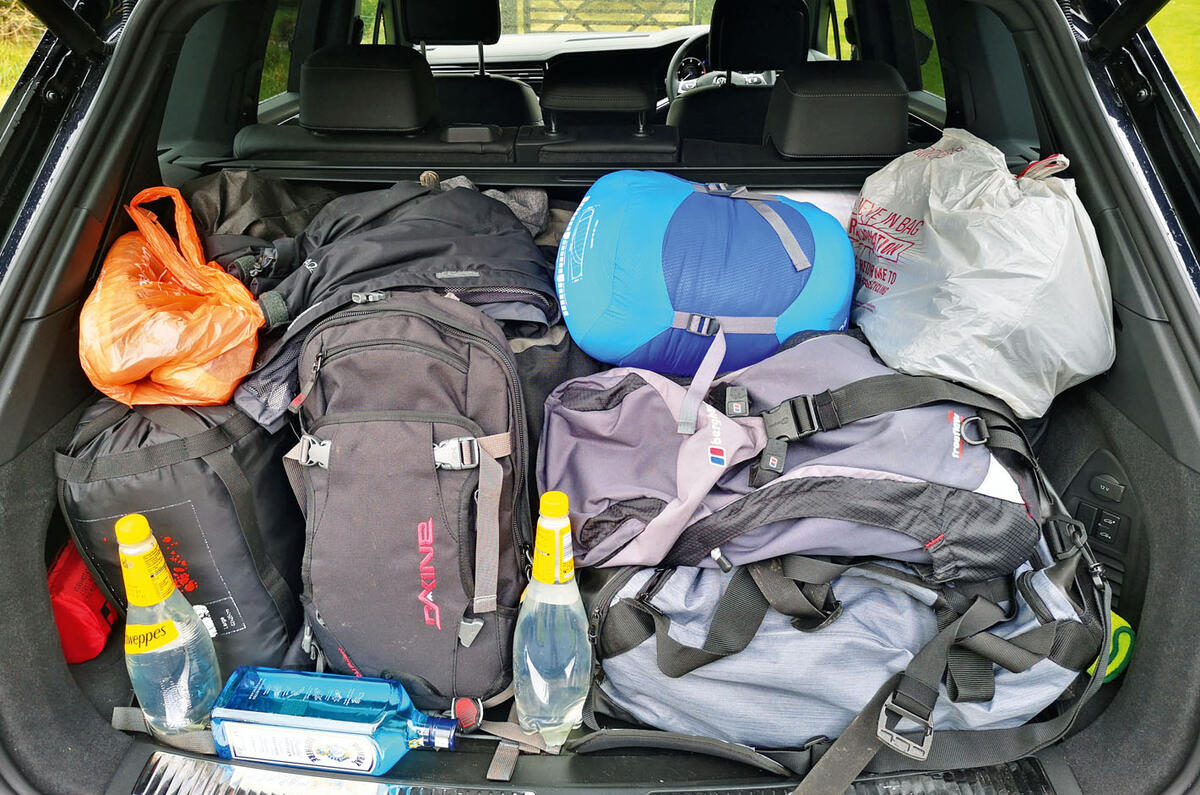 Volkswagen Touareg 2019 long-term review - boot filled