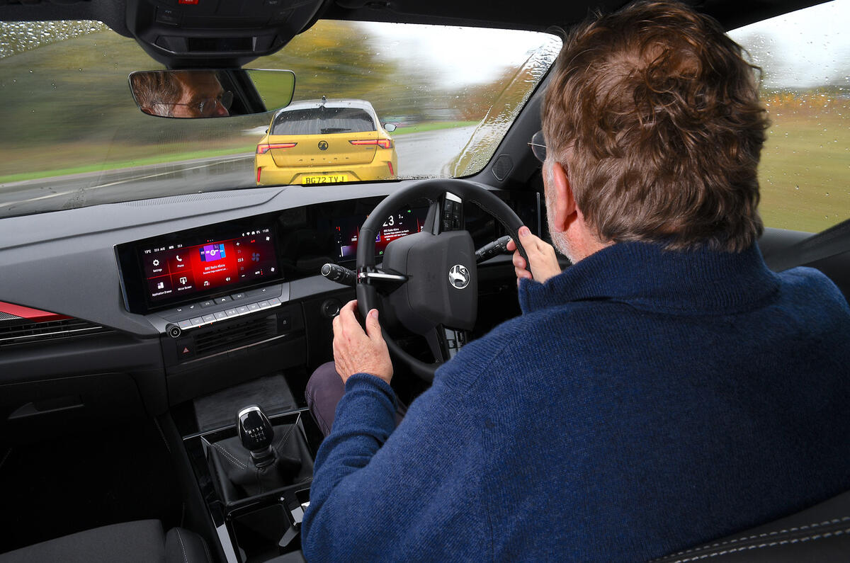 2023 Vauxhall Astra driving 2023 Vauxhall Astra driving