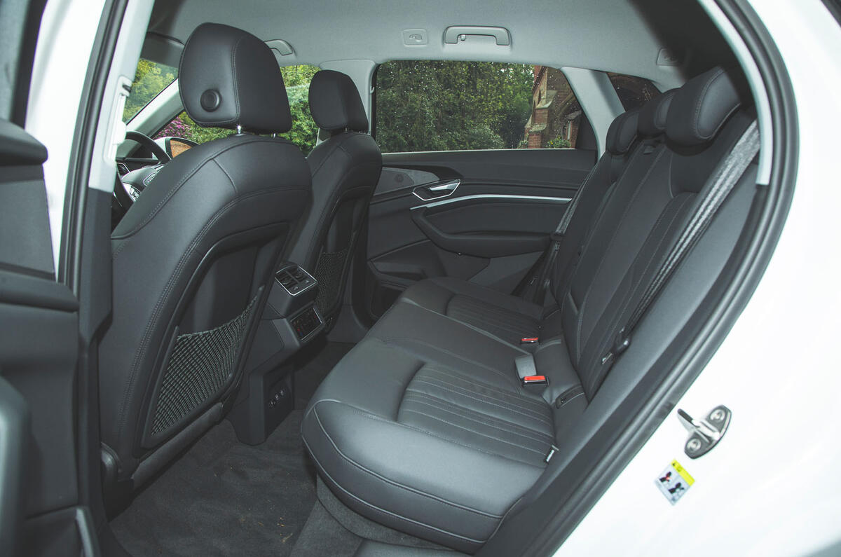 Audi E-tron 2019 long-term review - rear seats