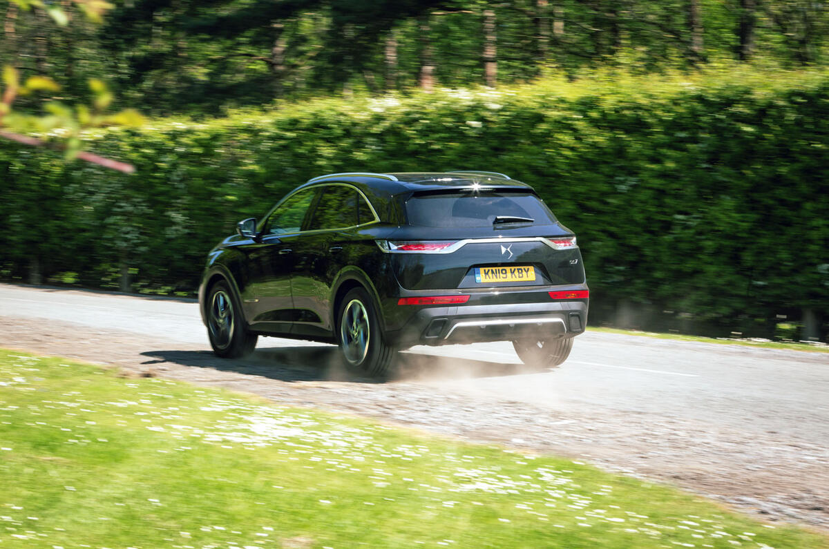 DS 7 Crossback 2019 long-term review - on the road rear