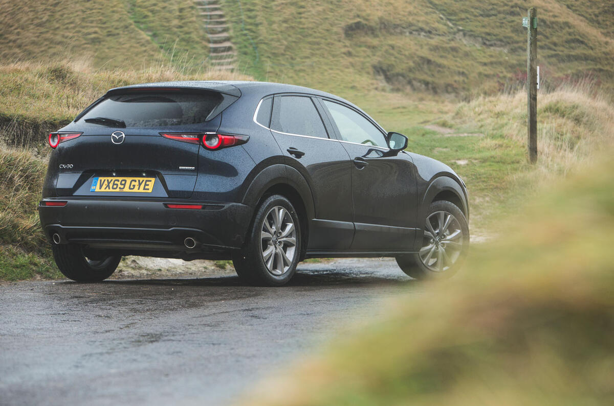 22 Mazda MX 30 2021 long term review static rear 22 Mazda MX 30 2021 long term review static rear