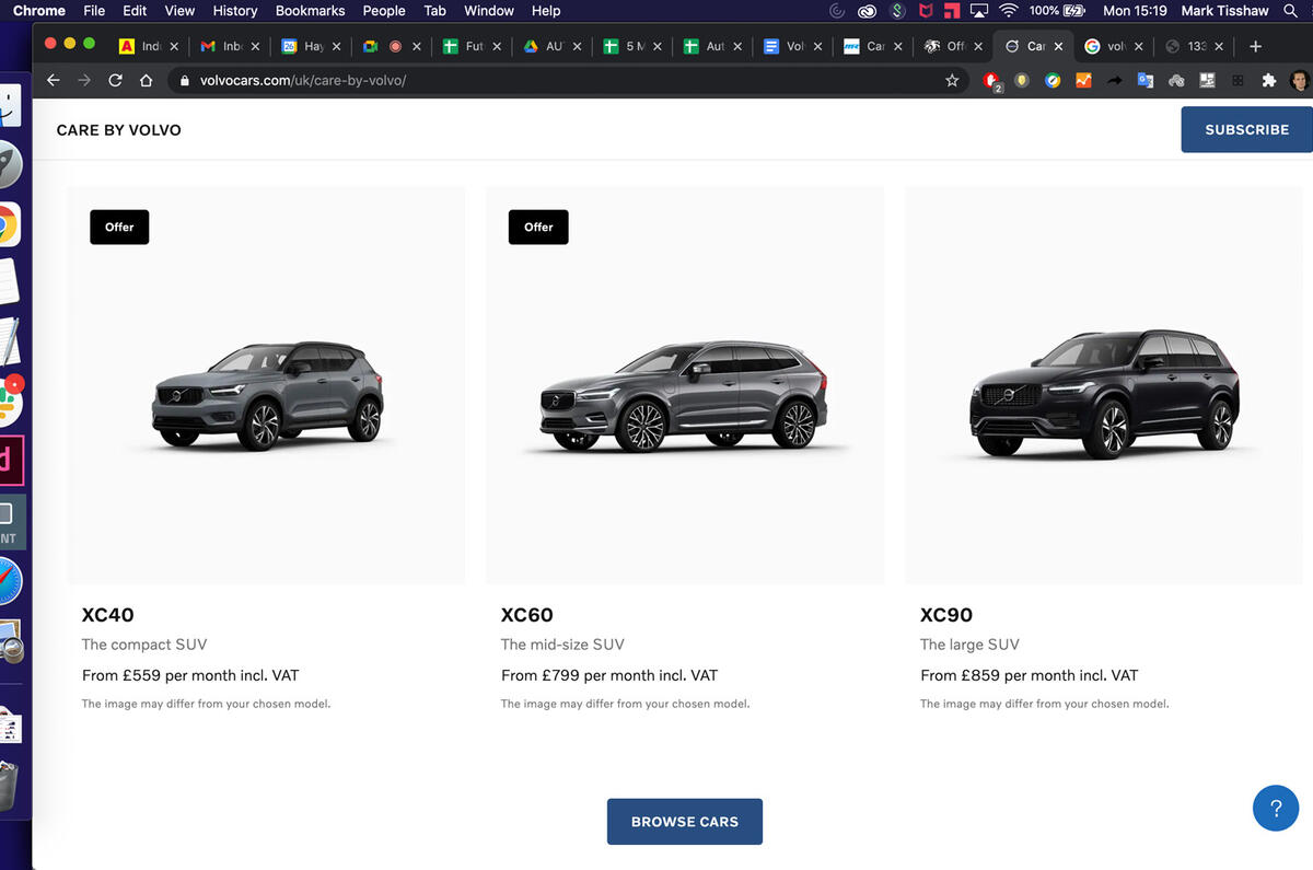 22 Volvo XC60 Recharge 2021 LT selection