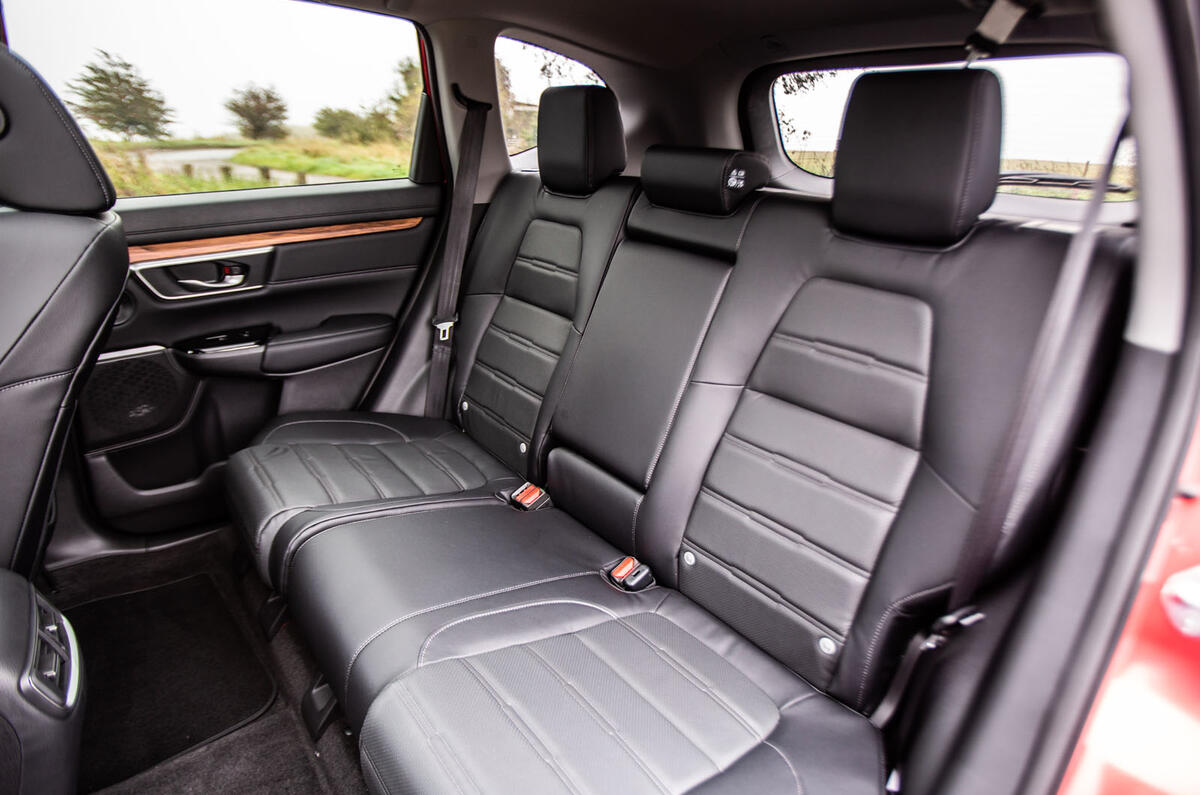 Honda CR-V hybrid 2019 long-term review - rear seats