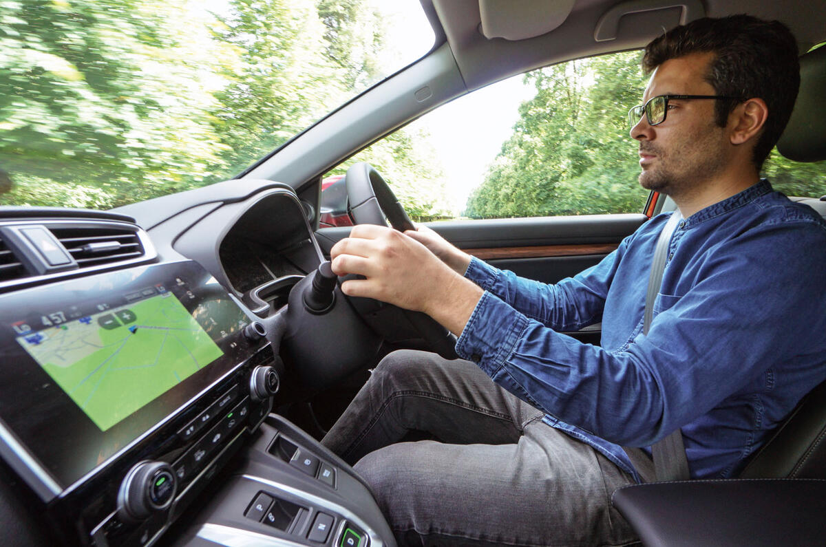 Honda CR-V hybrid 2019 long-term review - Mitch McCabe driving