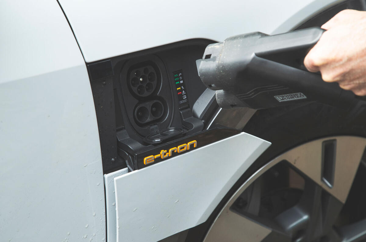 Audi E-tron 2019 long-term review - charging cable