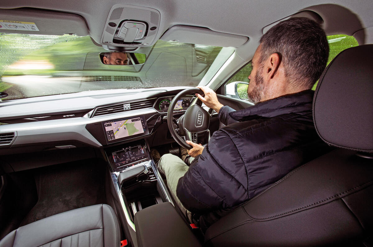 Audi E-tron 2019 long-term review - Allan Muir driving
