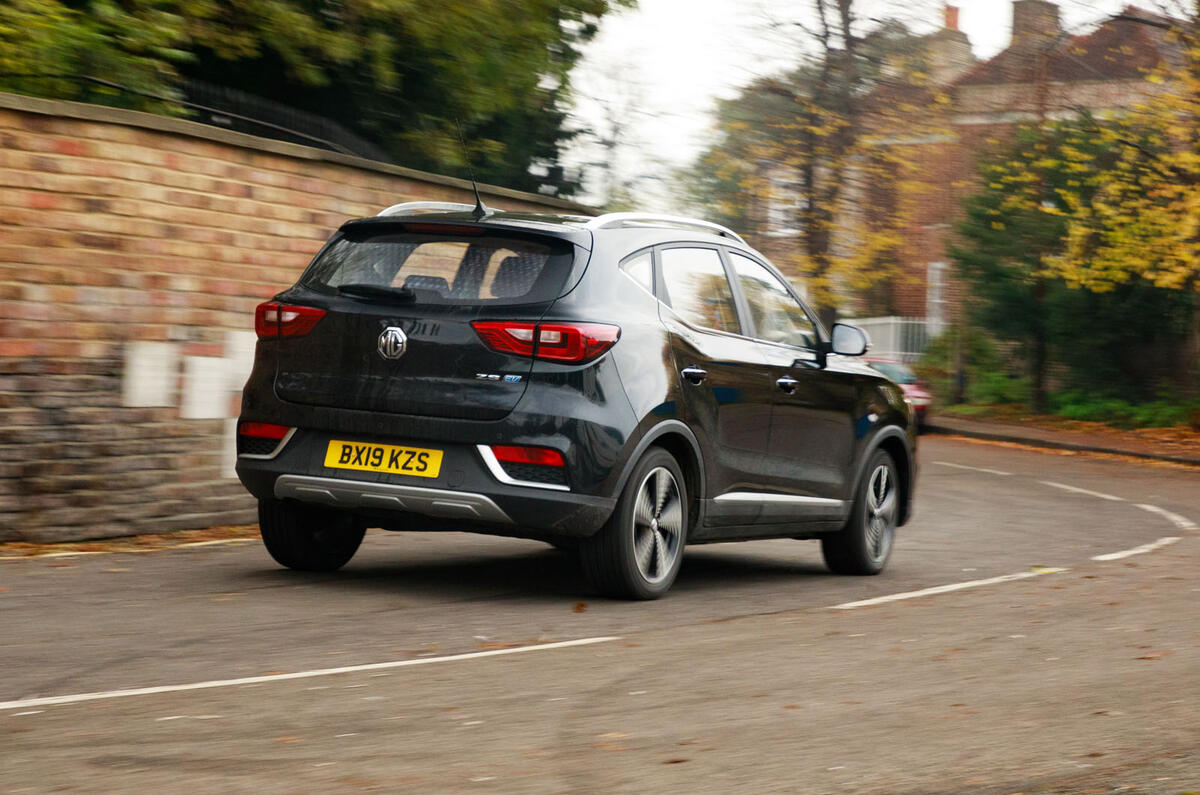 MG ZS EV 2020 long-term review - hero rear