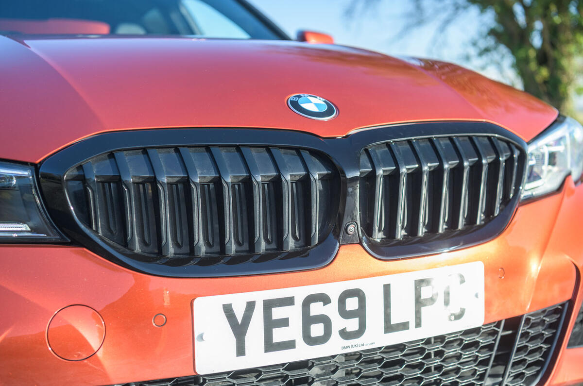 BMW 3 Series 330e 2020 long-term review - nose BMW 3 Series 330e 2020 long-term review - nose