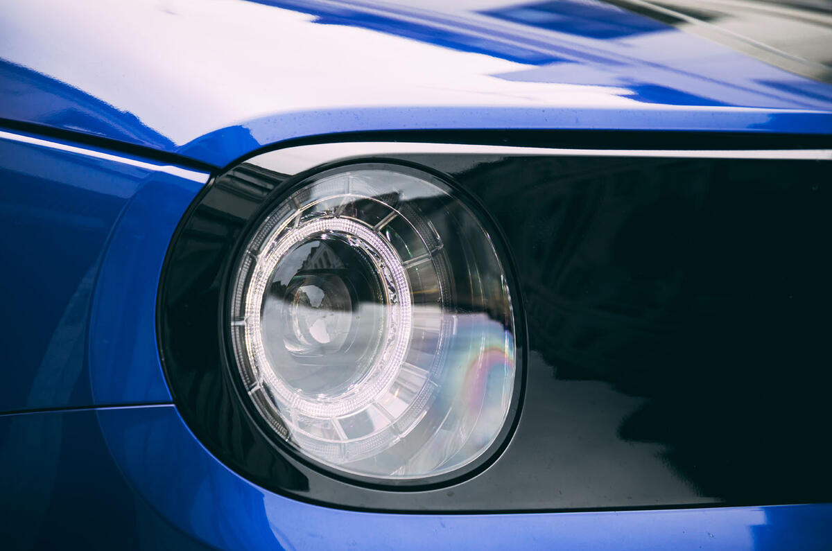 Honda e 2020 long-term review - headlights Honda e 2020 long-term review - headlights