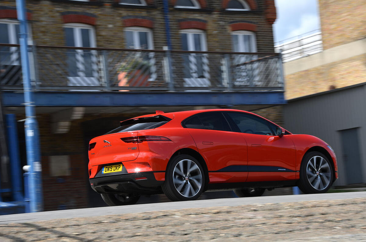 Jaguar I-Pace 2019 long-term test review - hero rear