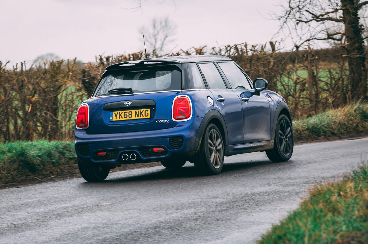 Mini 5-door Cooper S 2019 long-term review - hero rear