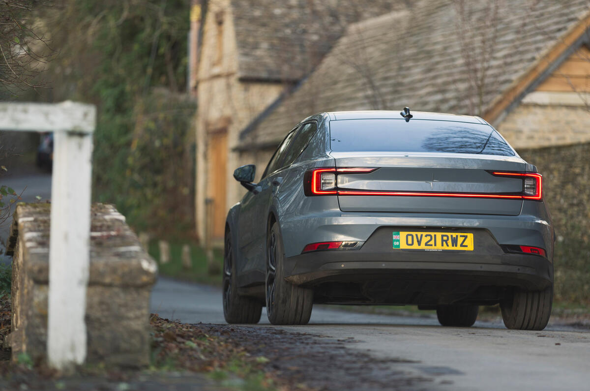 3 Polestar 2 2022 long term review on road rear 3 Polestar 2 2022 long term review on road rear