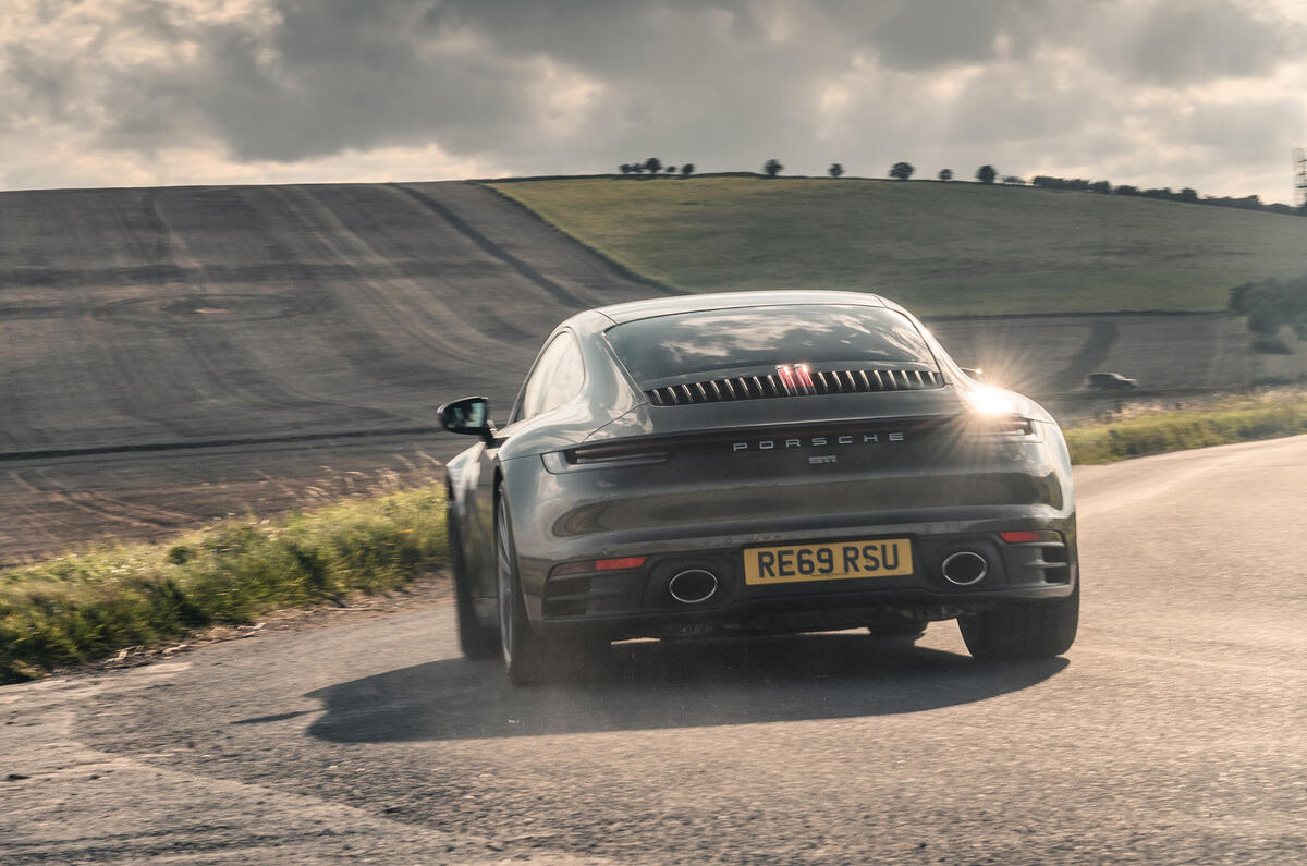 Porsche 911 Carrera 2020 long-term review - hero rear Porsche 911 Carrera 2020 long-term review - hero rear