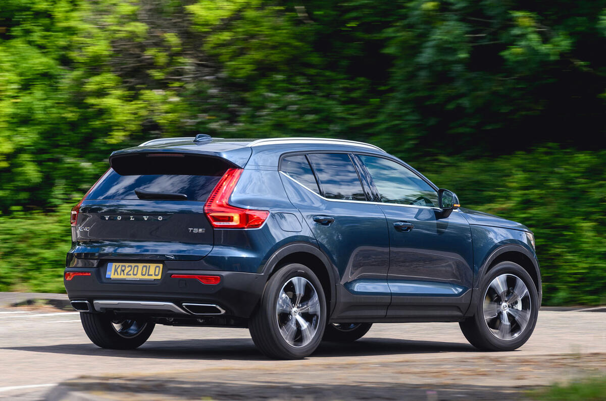 Volvo XC40 Recharge T5 2020 long-term review - hero rear Volvo XC40 Recharge T5 2020 long-term review - hero rear