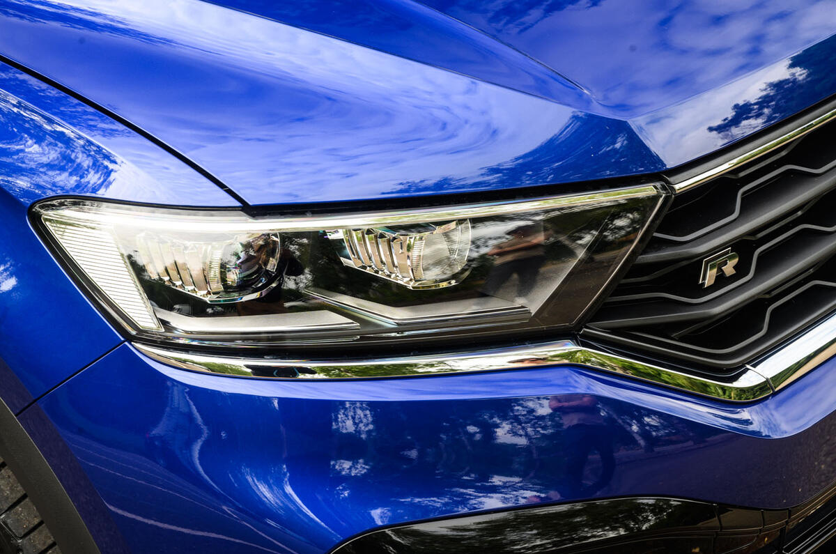 Volkswagen T-Roc R 2020 long-term review - headlights Volkswagen T-Roc R 2020 long-term review - headlights