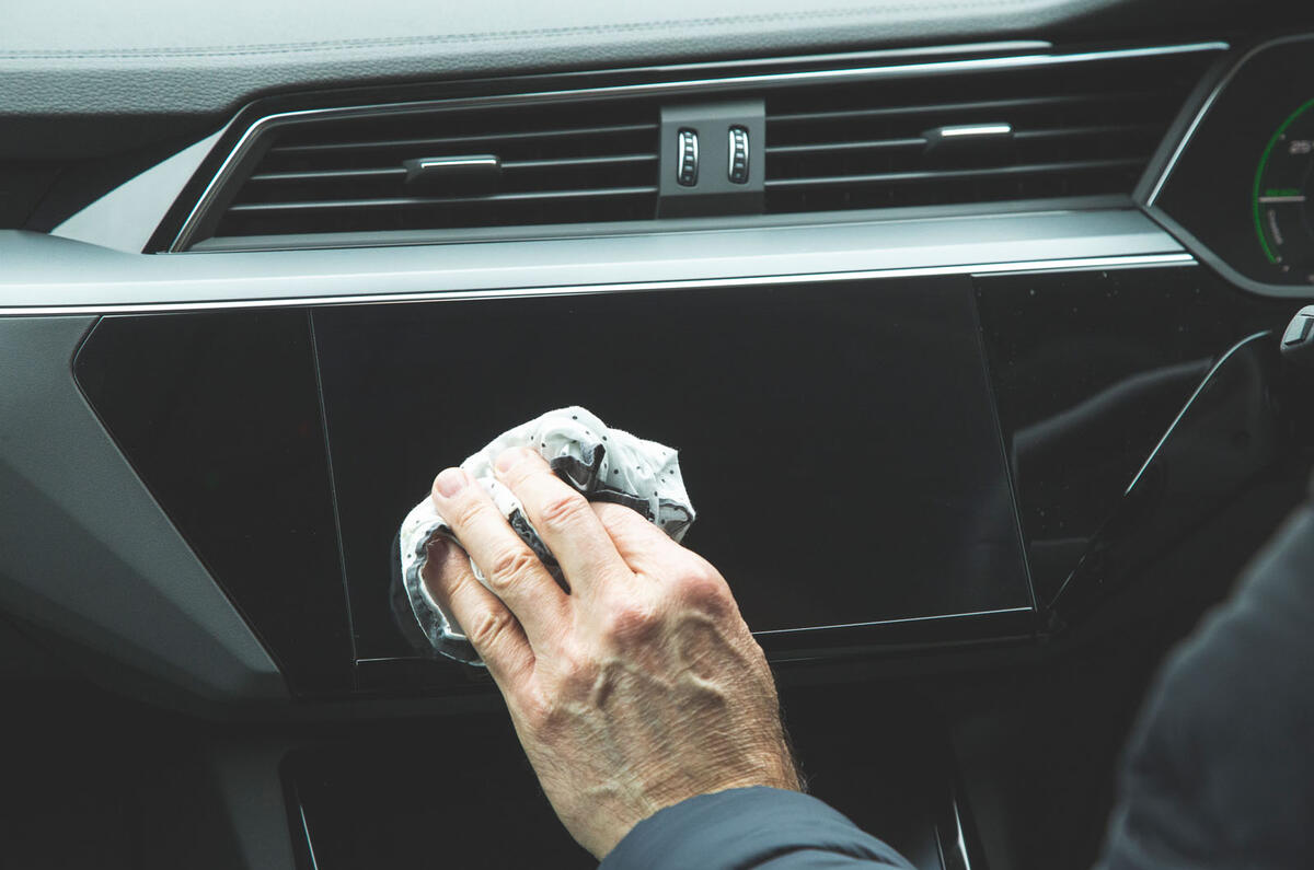 Audi E-tron 2019 long-term review - cleaning