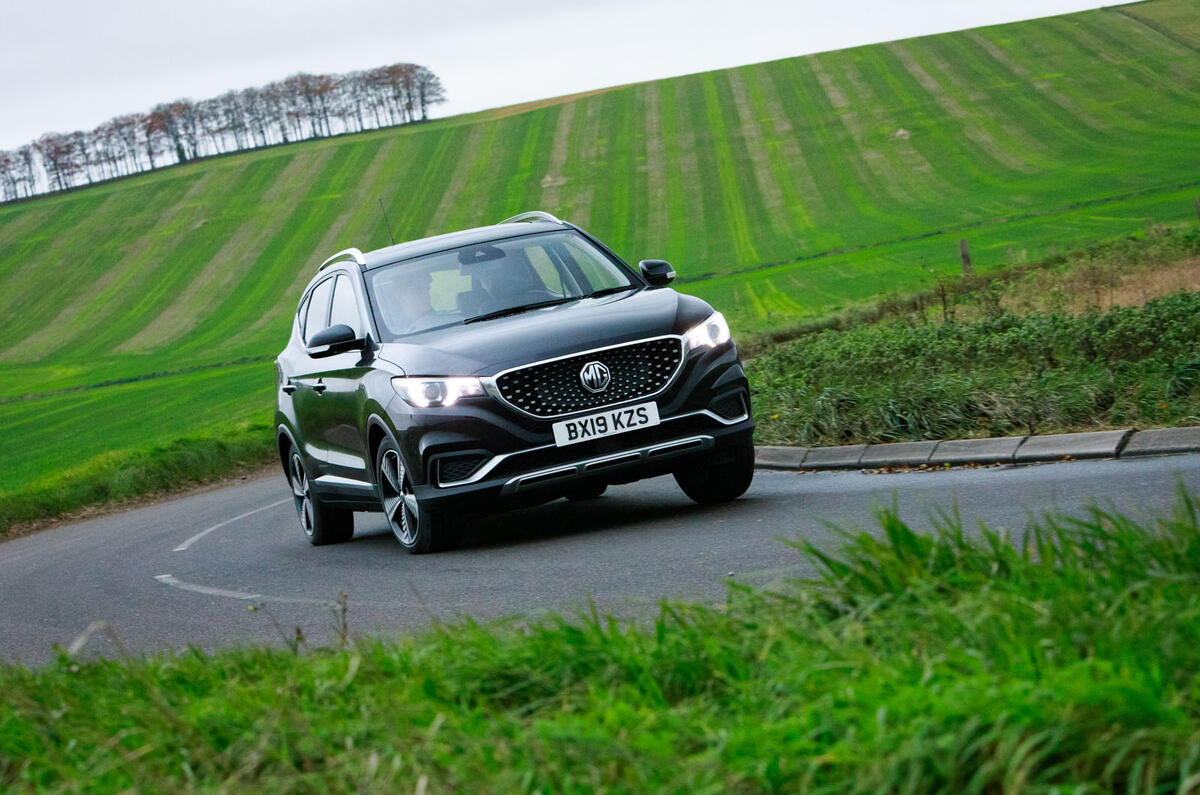 MG ZS EV 2020 long-term review - cornering