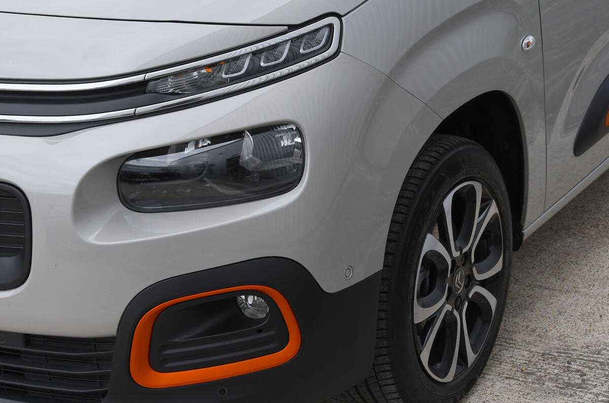 Citroen Berlingo 2019 long-term review - front lights