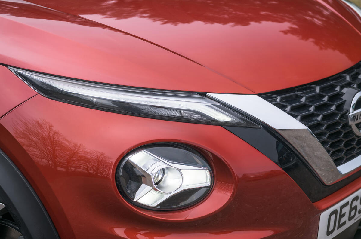 Nissan Juke 2020 long-term review - headlights Nissan Juke 2020 long-term review - headlights