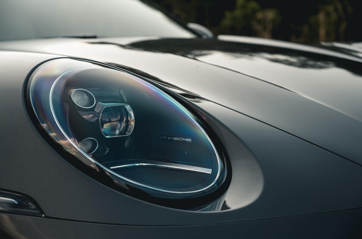 Porsche 911 Carrera 2020 long-term review - headlights Porsche 911 Carrera 2020 long-term review - headlights
