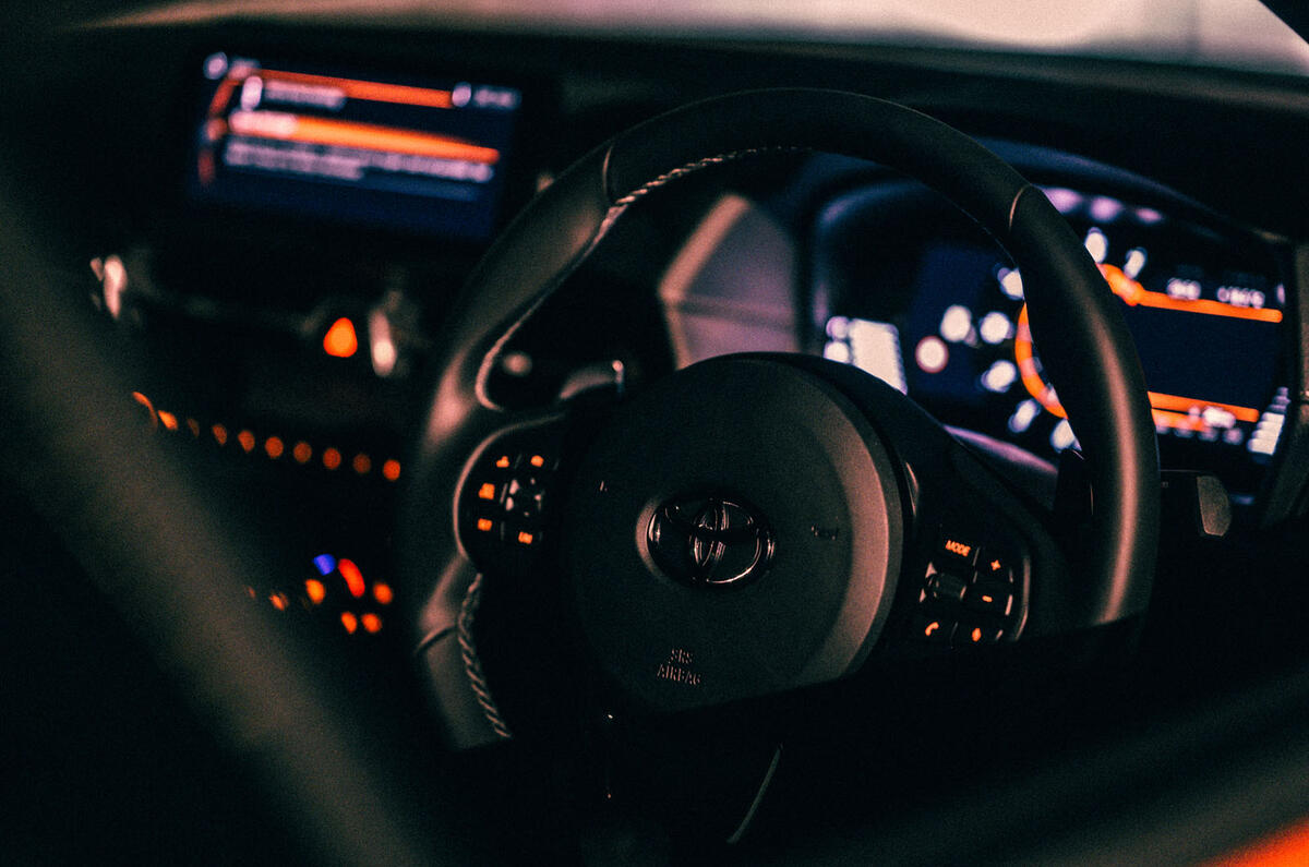 Toyota GR Supra 2020 long-term review - steering wheel Toyota GR Supra 2020 long-term review - steering wheel