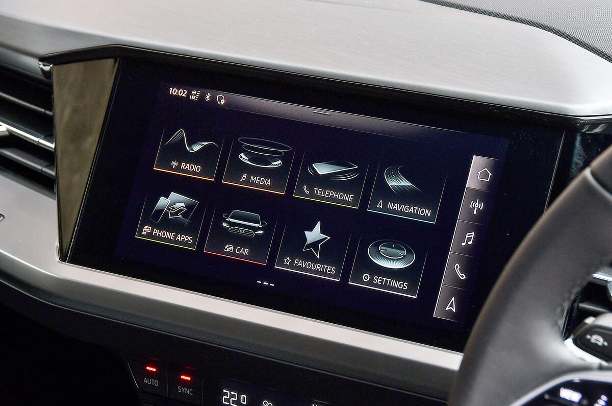 5 Audi Q4 etron Sportback LT infotainment 5 Audi Q4 etron Sportback LT infotainment