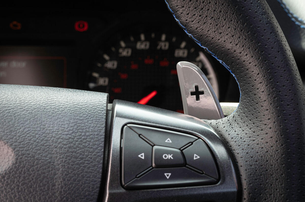 Ford Ranger Raptor 2019 long term review - paddle shifters