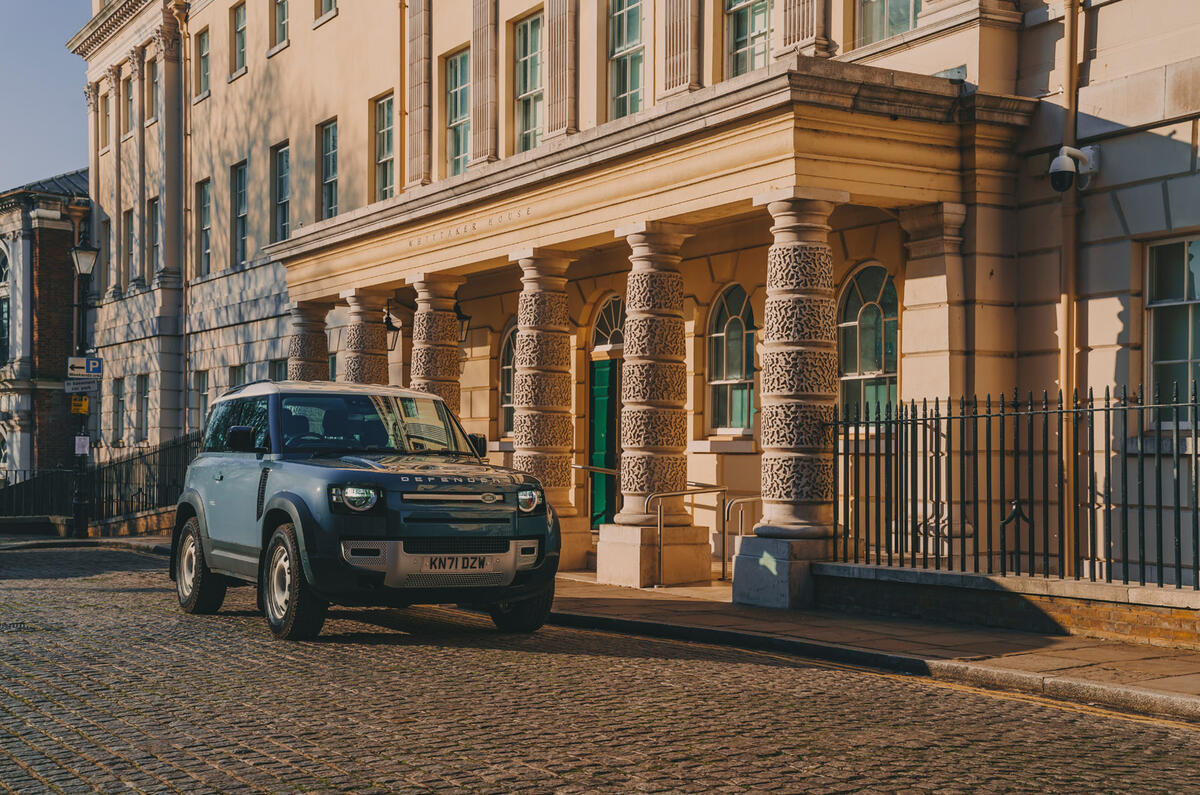 5 Land Rover Defender 2022 long term review static front 5 Land Rover Defender 2022 long term review static front