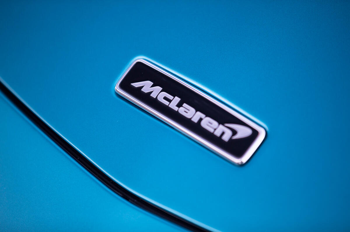 5 McLaren GT 2022 long term review nose badge 5 McLaren GT 2022 long term review nose badge