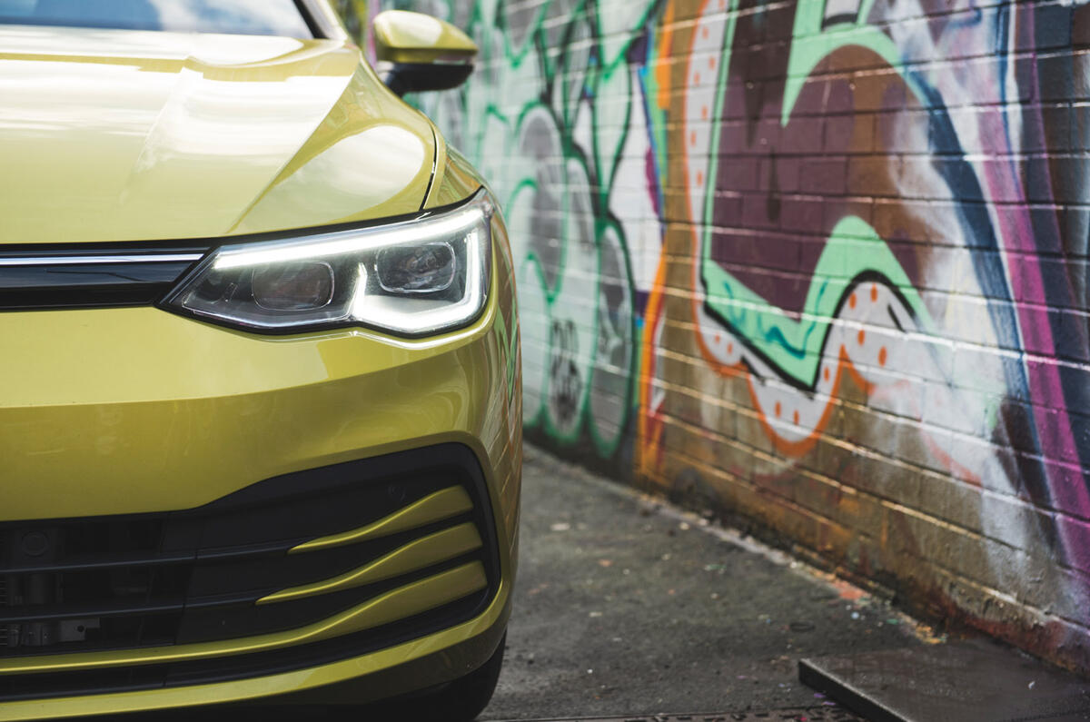 5 Volkswagen Golf 2021 long term review headlights 5 Volkswagen Golf 2021 long term review headlights