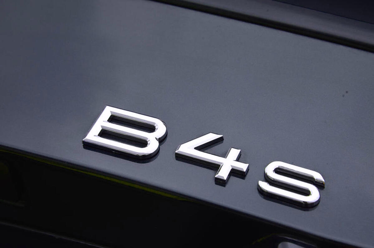 Alpina B4 S 2019 long-term review - rear badge