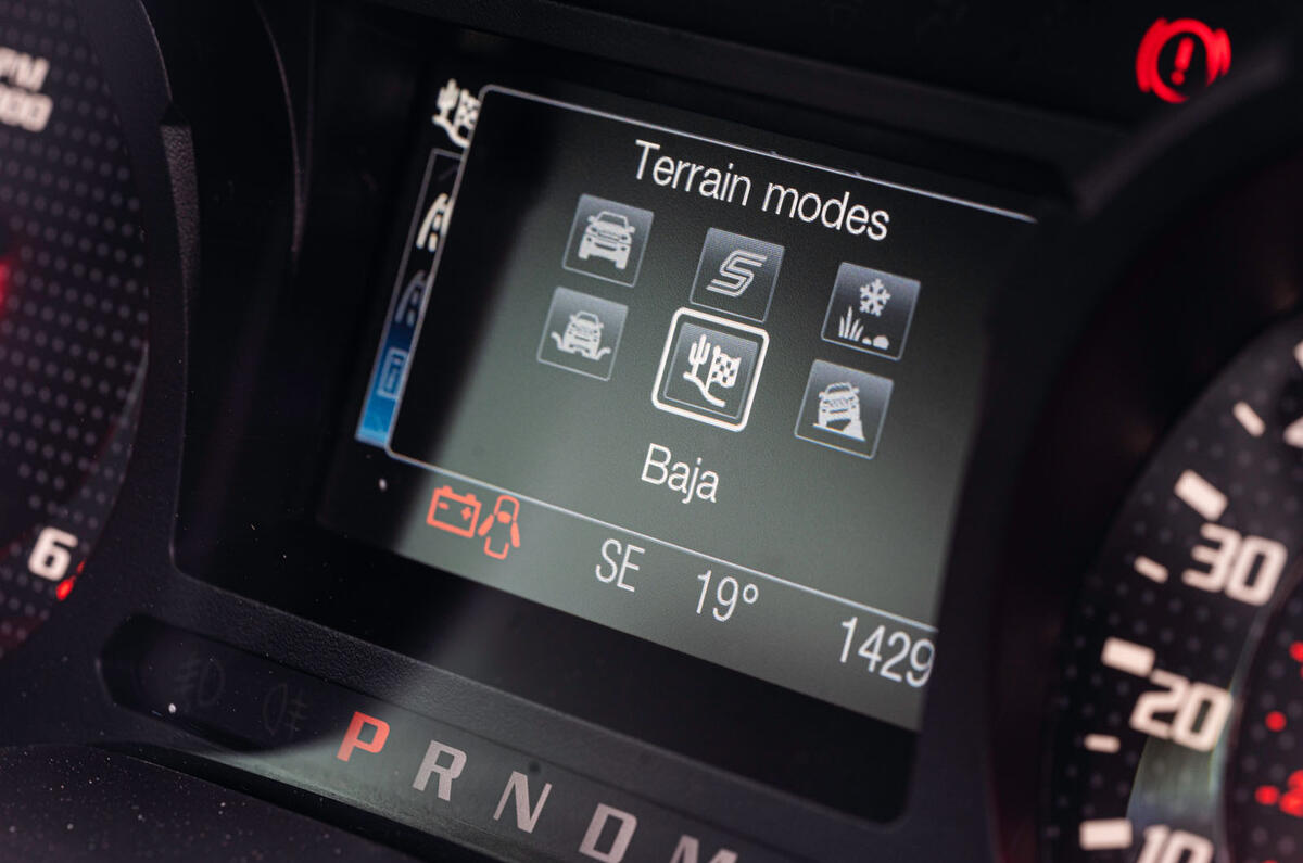 Ford Ranger Raptor 2019 long term review - instruments