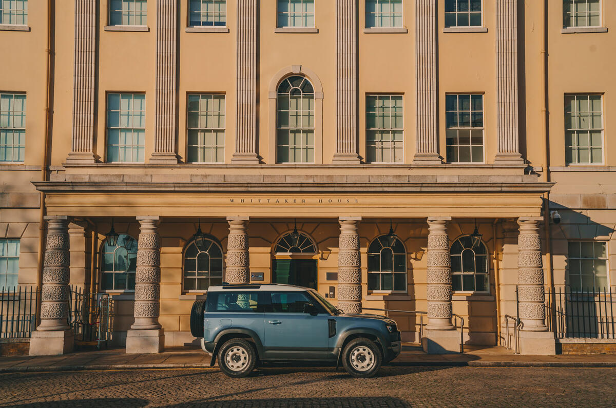 6 Land Rover Defender 2022 long term review static rear 6 Land Rover Defender 2022 long term review static rear