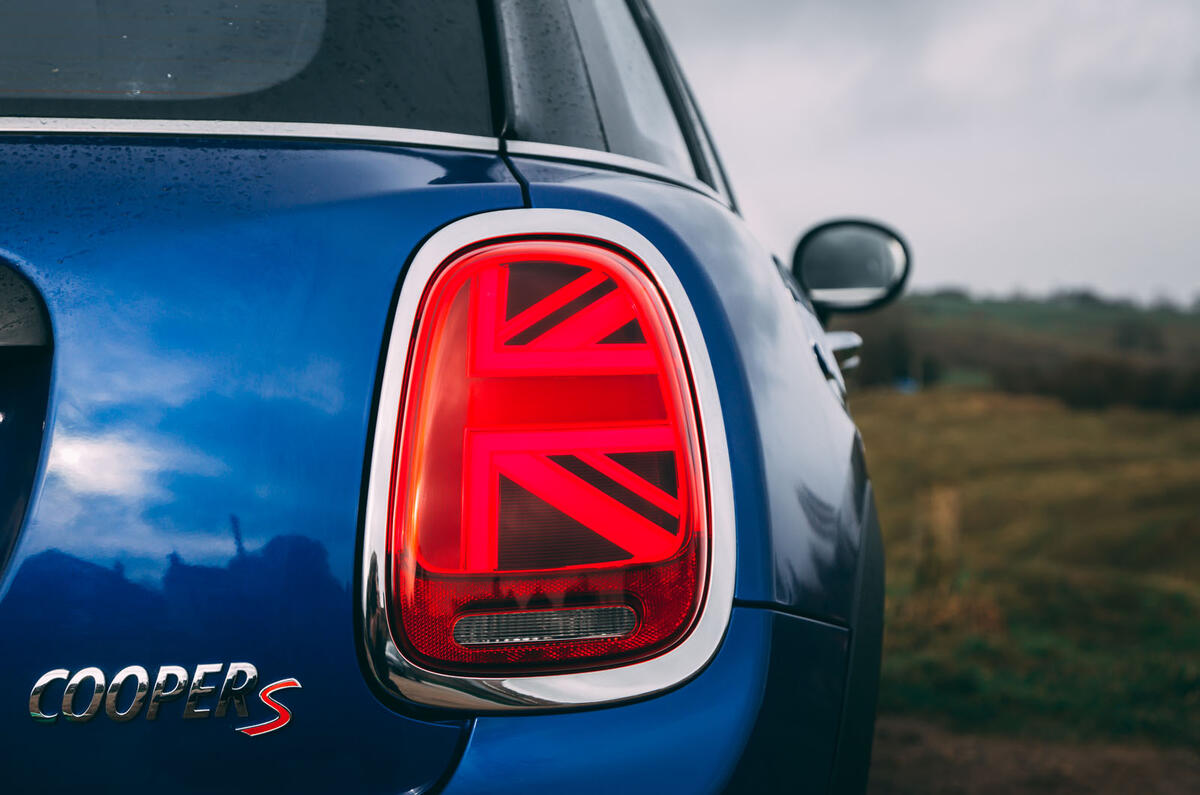 Mini 5-door Cooper S 2019 long-term review - rear lights