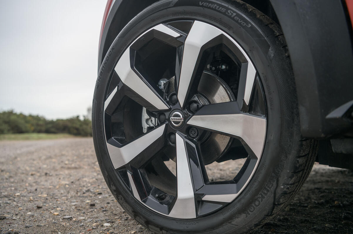 Nissan Juke 2020 long-term review - alloy wheels Nissan Juke 2020 long-term review - alloy wheels