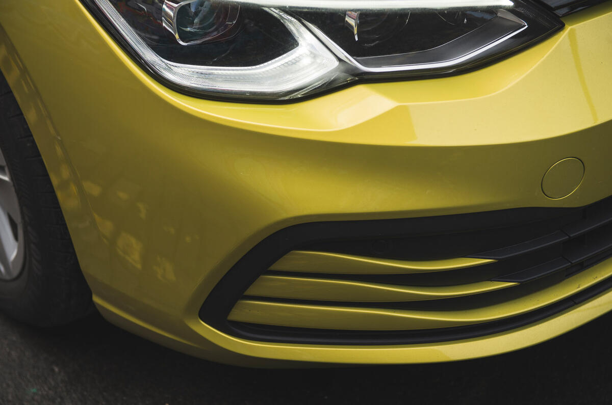 6 Volkswagen Golf 2021 long term review front bumper 6 Volkswagen Golf 2021 long term review front bumper