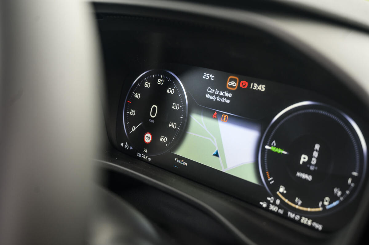 Volvo XC40 Recharge T5 2020 long-term review - instruments Volvo XC40 Recharge T5 2020 long-term review - instruments