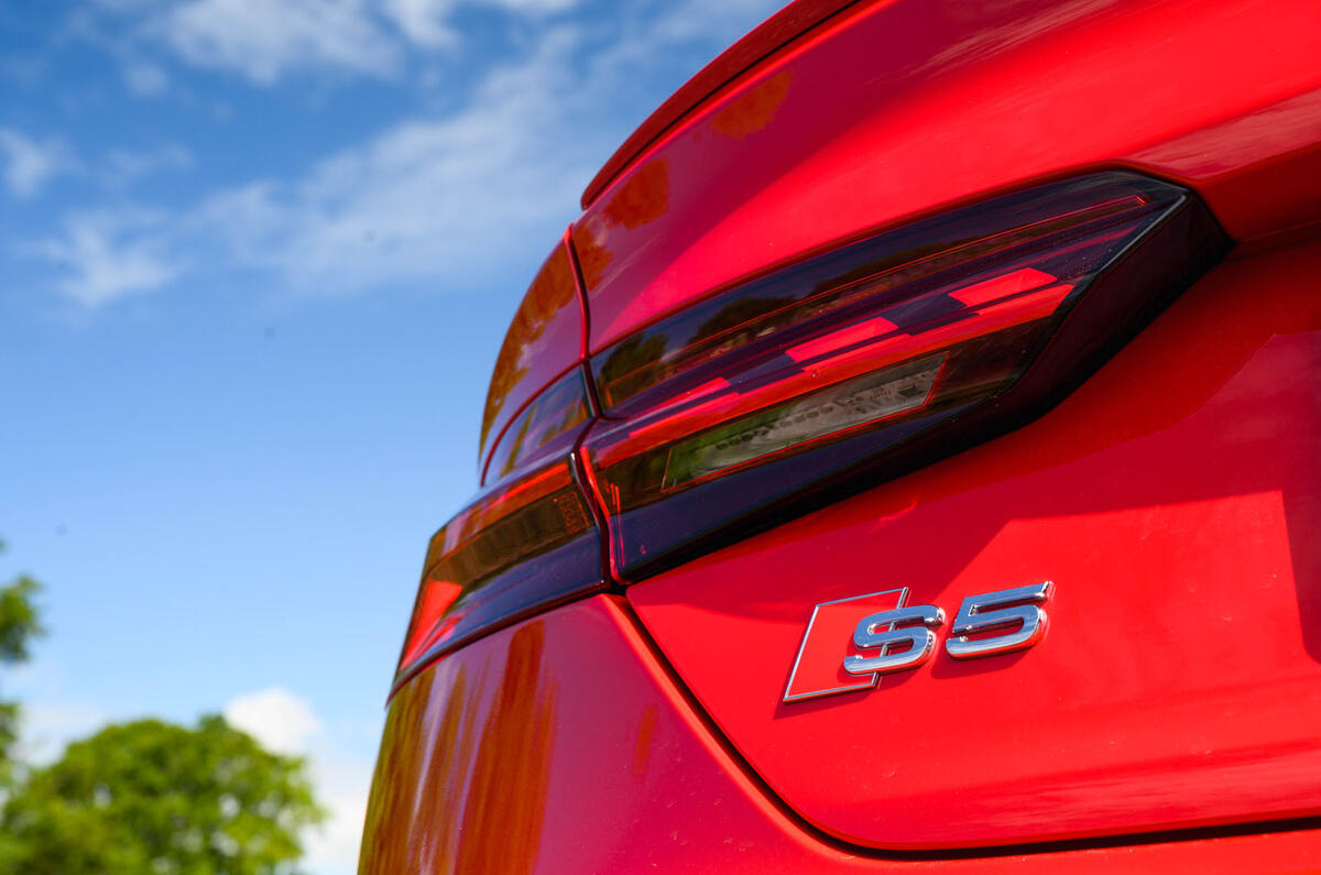 Audi S5 Sportback 2020 long-term review - rear lights