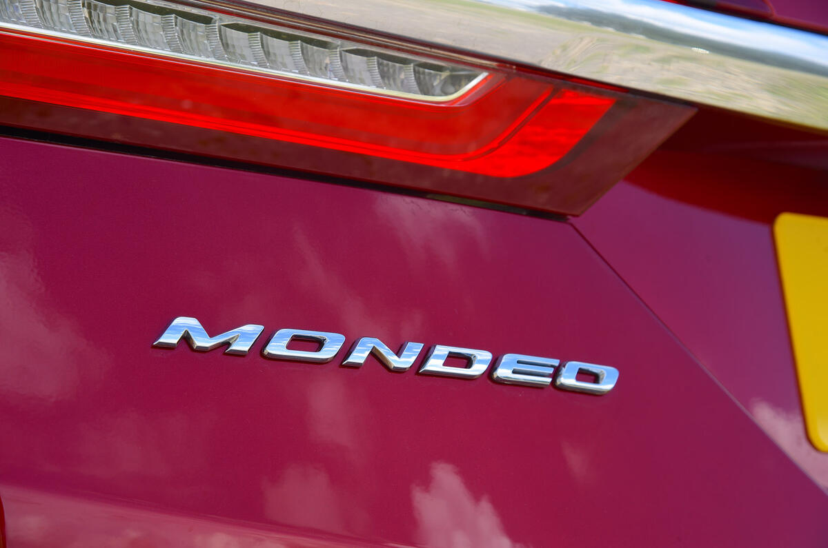 7 Ford Mondeo hybrid estate long term rear badge 7 Ford Mondeo hybrid estate long term rear badge