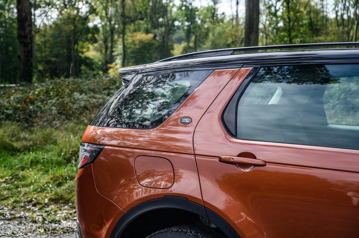 Land Rover Discovery Sport 2020 long-term review - rear three quarters Land Rover Discovery Sport 2020 long-term review - rear three quarters