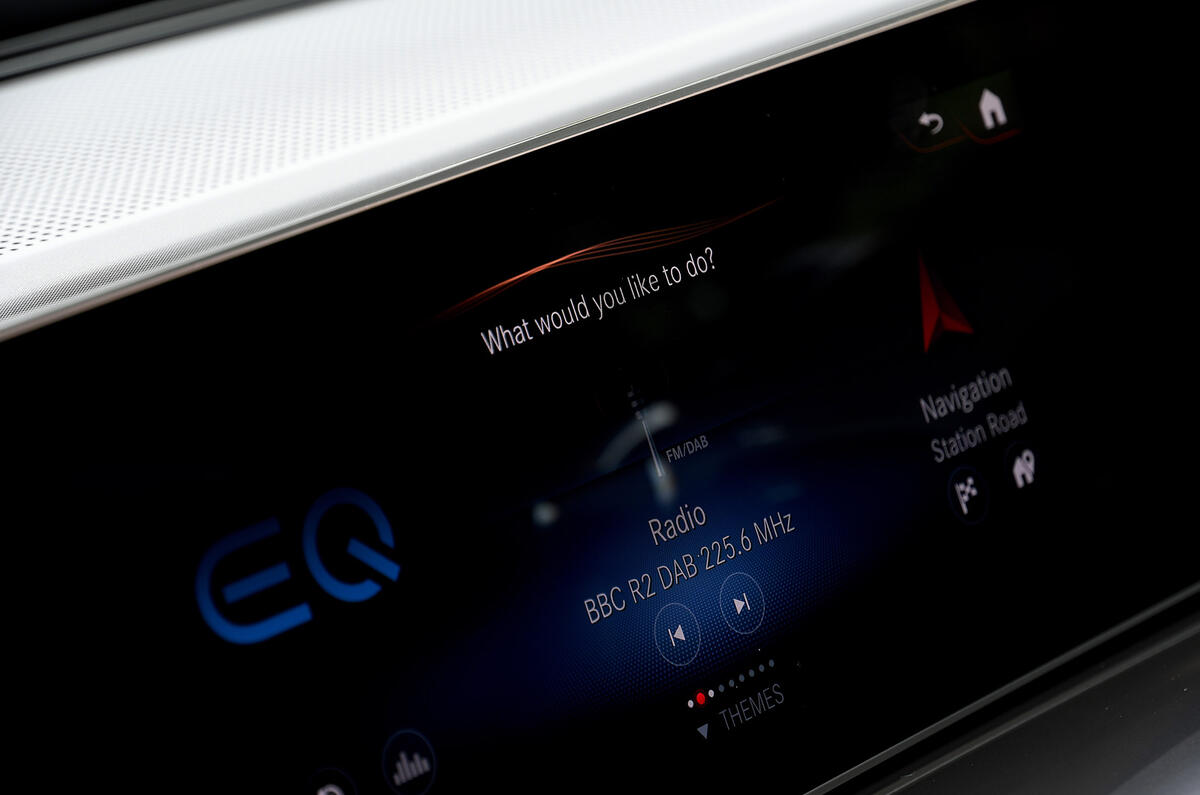 Mercedes-Benz EQC 2020 long-term review - infotainment Mercedes-Benz EQC 2020 long-term review - infotainment